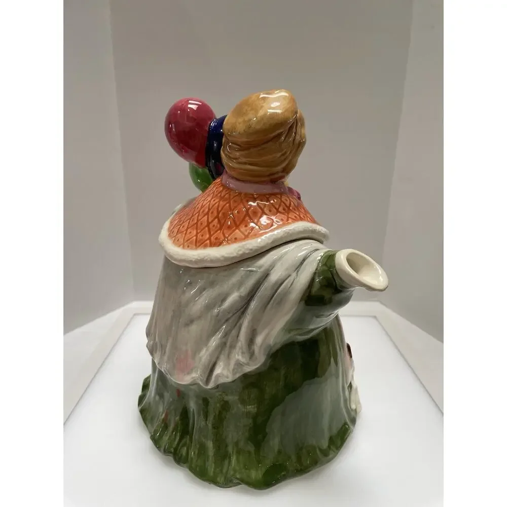 Vintage Takahashi San Fransico Teapot Pitcher. Rare with Green & Balloons. Mint!